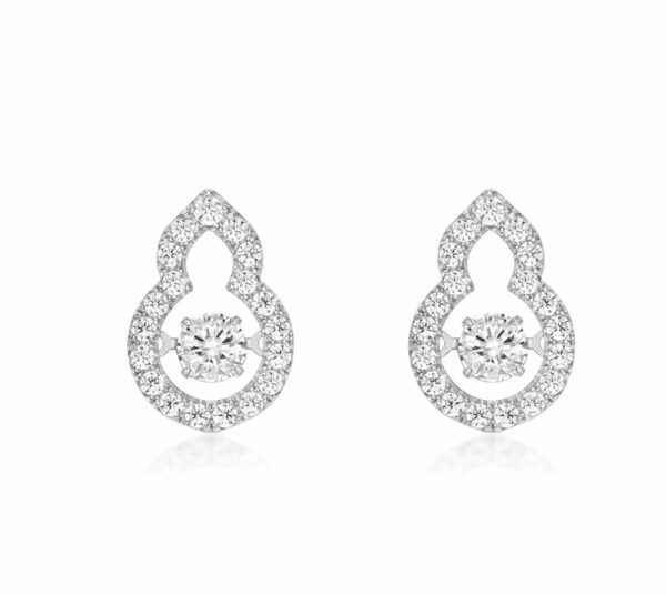 E3683 日本專利CROSSFOR Dancing Crytal Earrings