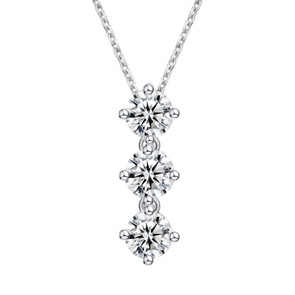 N1994  Zirconia Classic 3 Necklace (1 carat each)