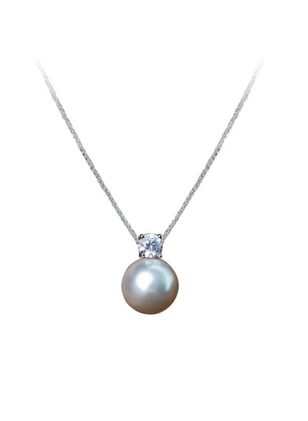N2270  8-8.5mm Natural Pearl Necklace