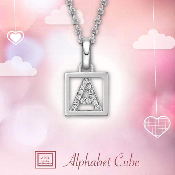 Alphabet Cube Necklace