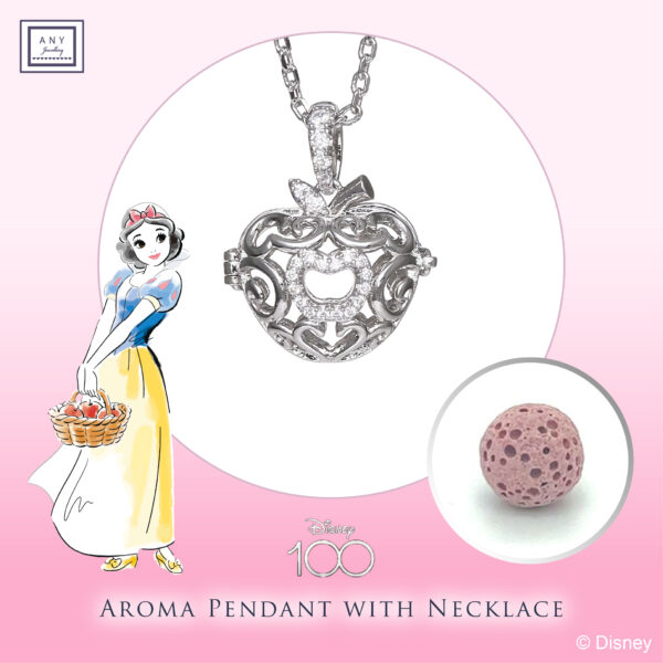 N2239  Aroma Pendant with Necklace - Snow White