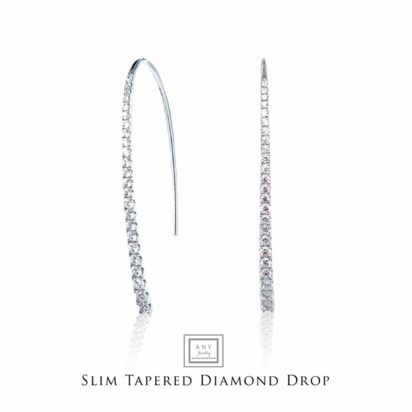 E3530  Slim Drop Earrings