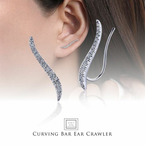 E3531  Curving Bar Ear Crawlers