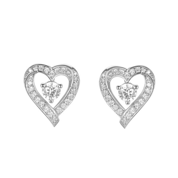 E3650  Heart Earrings
