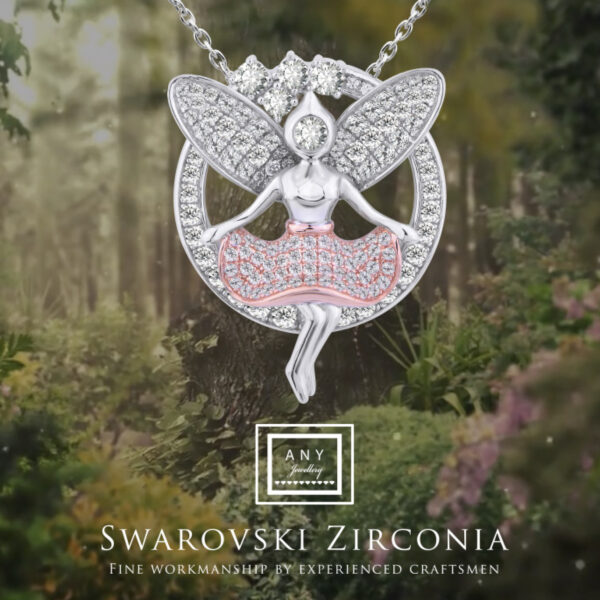 N2010  Zirconia Garden Fairy on the Moon