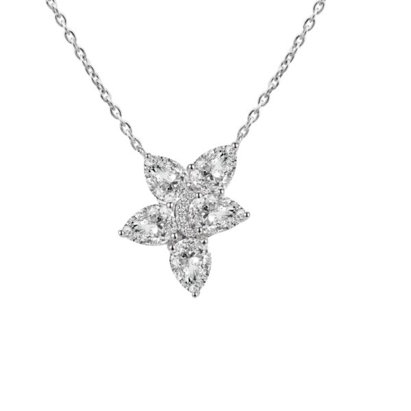 N2099  Sparkle Star with Moon Pendant with Necklace