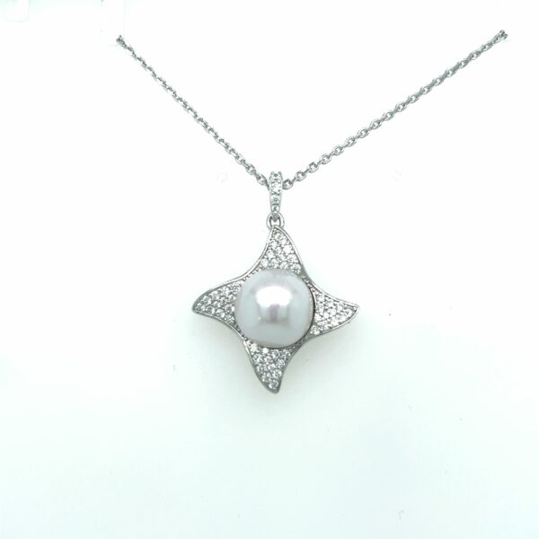 N2280  Mabe Pearl Pendant with Necklace