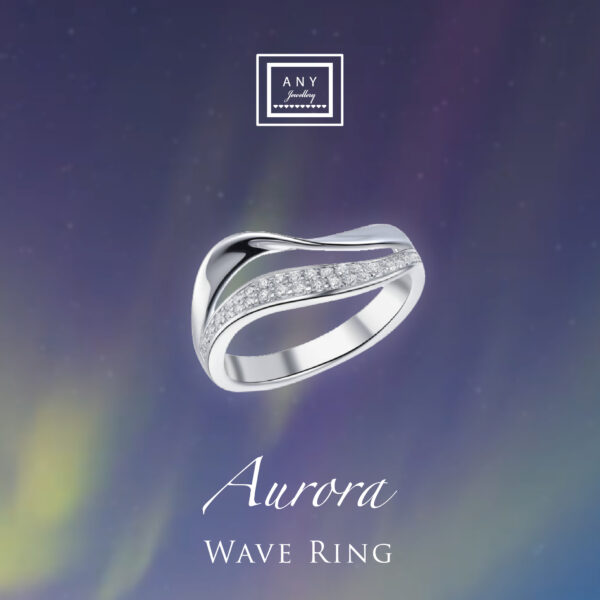 R6194  Aurora Wave Ring