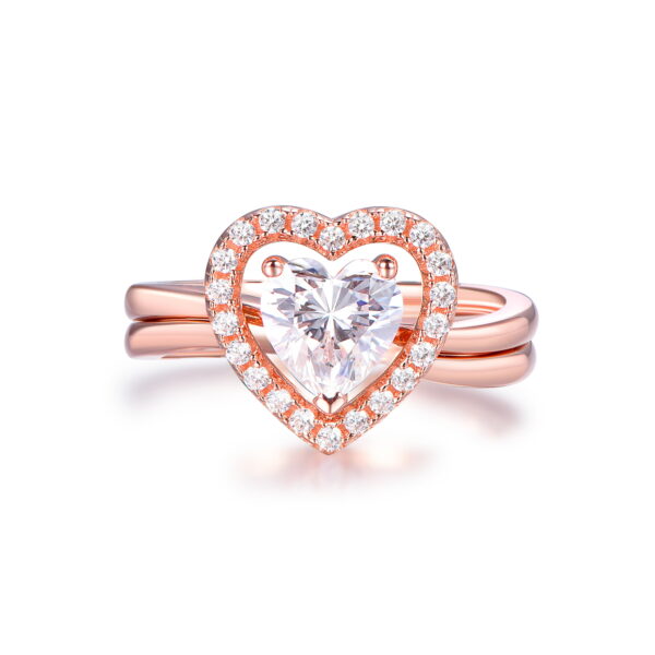 R6201  Heart Ring with Jacket
