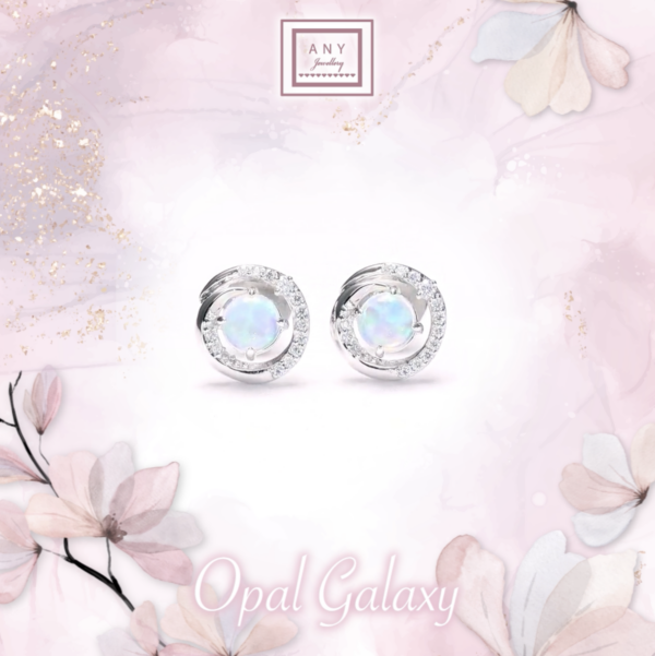 E3822 Opal Galaxy Earrings