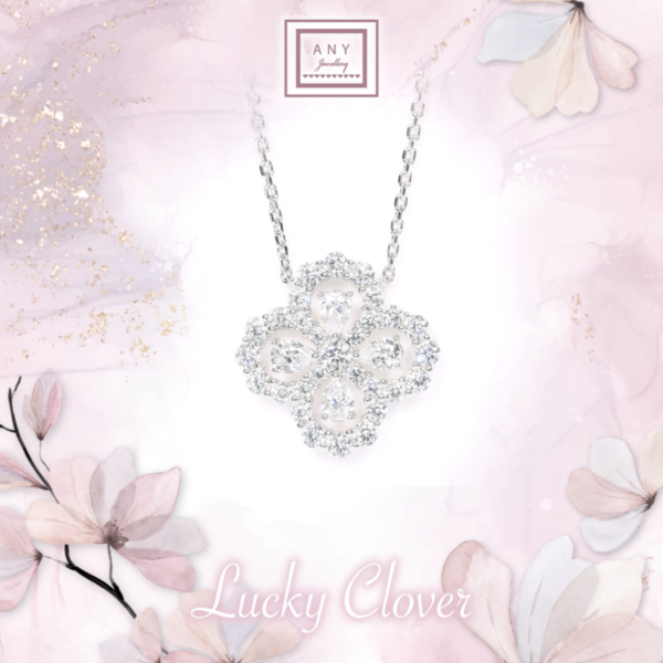 N2363 Lucky Clover Necklace
