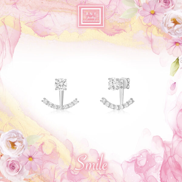 E3814 Smile Earrings 微笑耳環