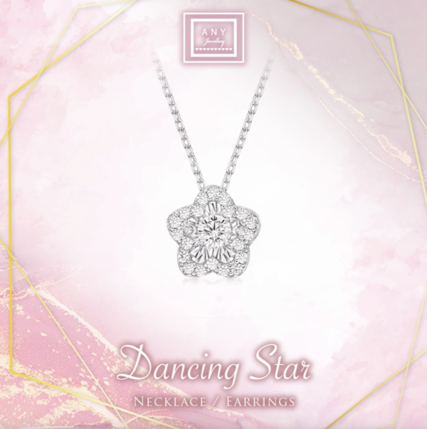 N2358 Dancing Star Necklace
