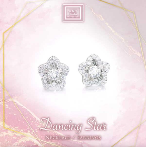 E3820 Dancing Star Earrings