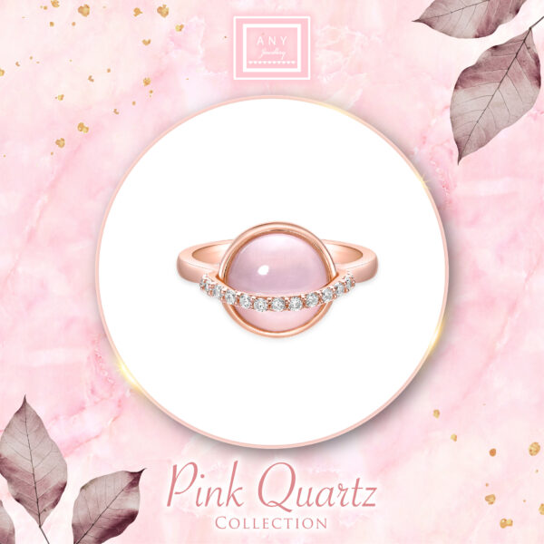 R6409 Pink Quartz Ring