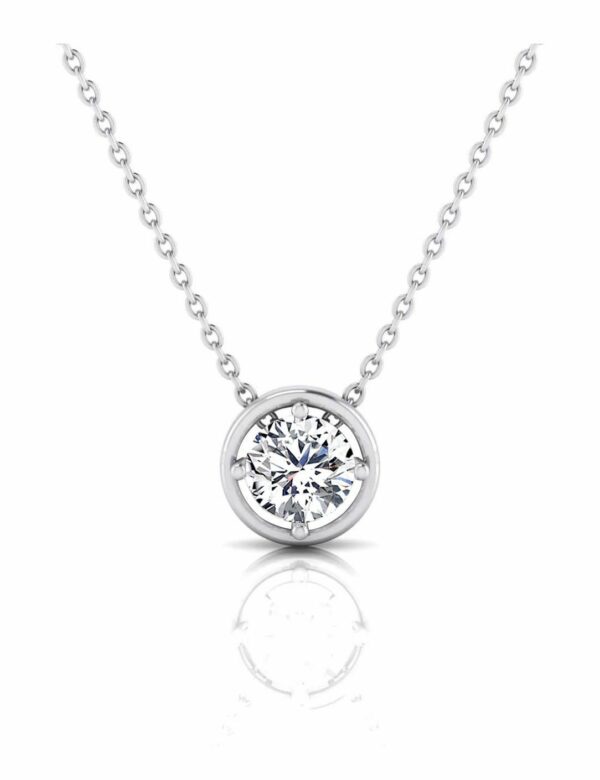 N2098 1 Carat Solitaire Necklace