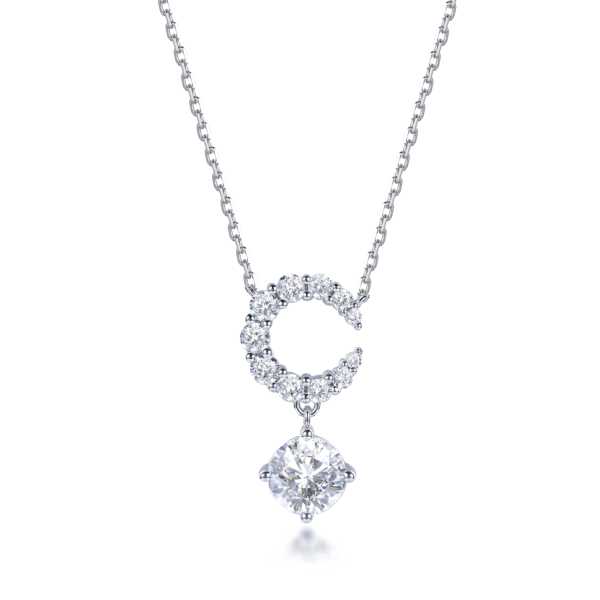 N2553 Cresent Moon Necklace