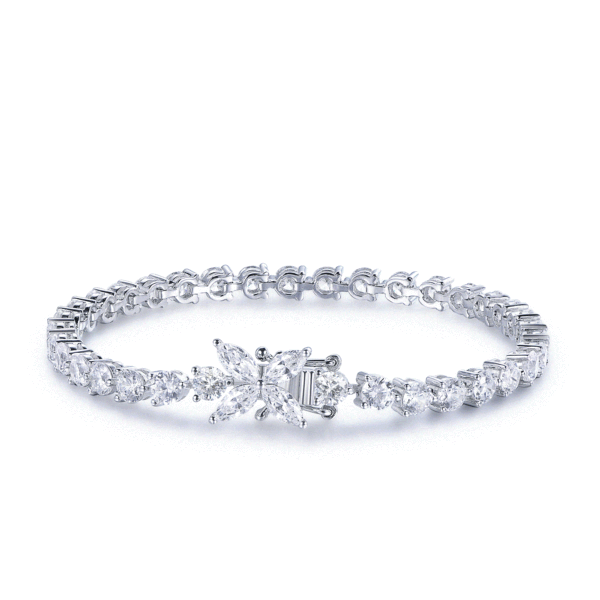 B1887 Marquise 3.8mm Tennis Bracelet