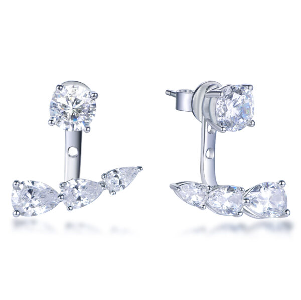 E3903 Smile Up Two Way Earrings