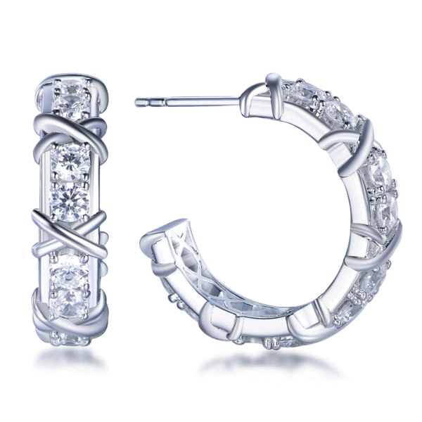 E3907 Corss Earrings