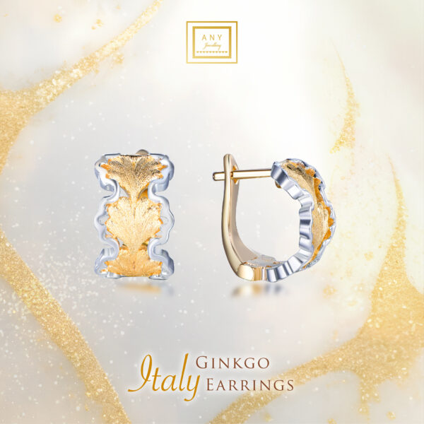E3908 Ginkgo Earrings