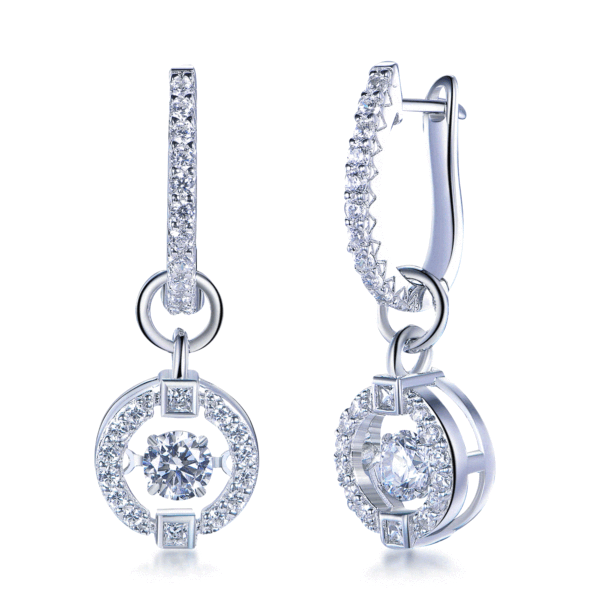 E3964 0.3 Crossfor Dancing Earrings