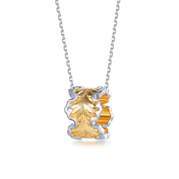 N2417 Ginkgo Necklace