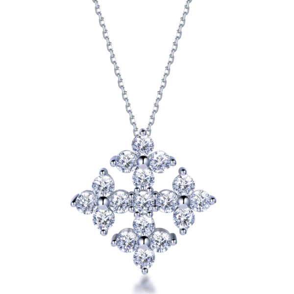 N2490 Flower Box Necklace