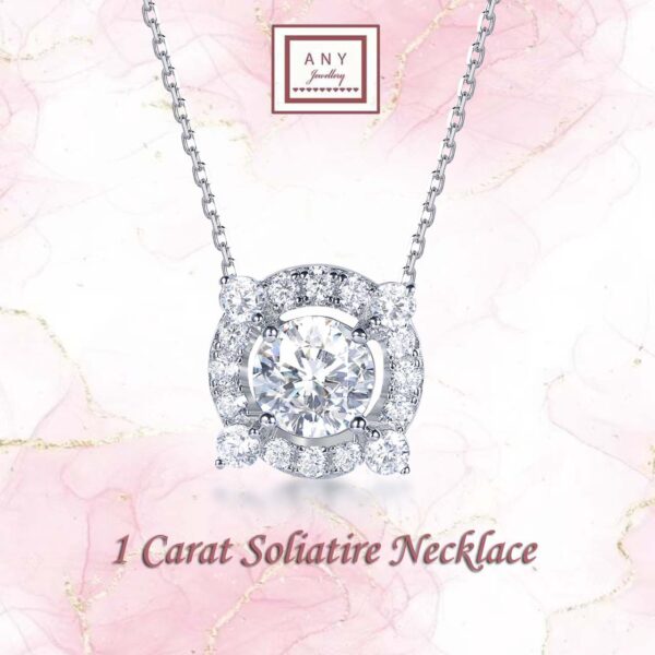 N2525 1 Carat Soliatire Necklace