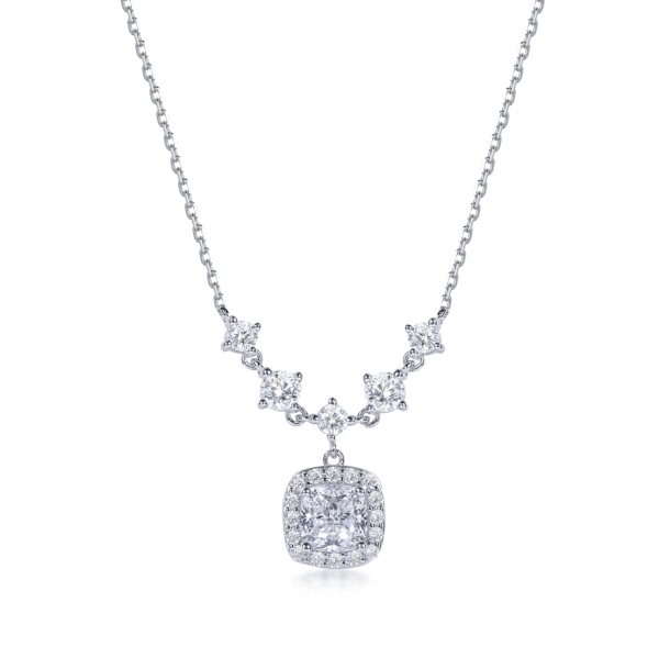 N2554 Cushion Necklace