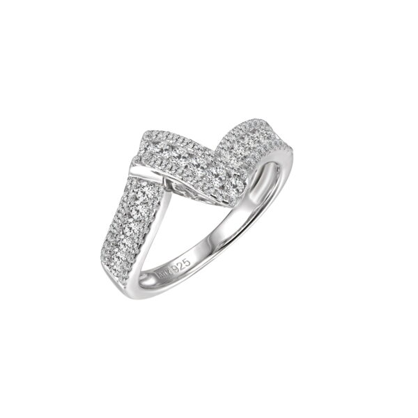 R6055 Geometric Band Ring