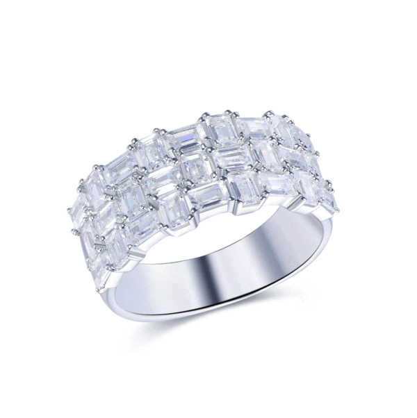 R6570 Diamond Step Ring