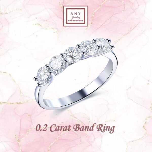 R6701 0.2 Carat Band Ring