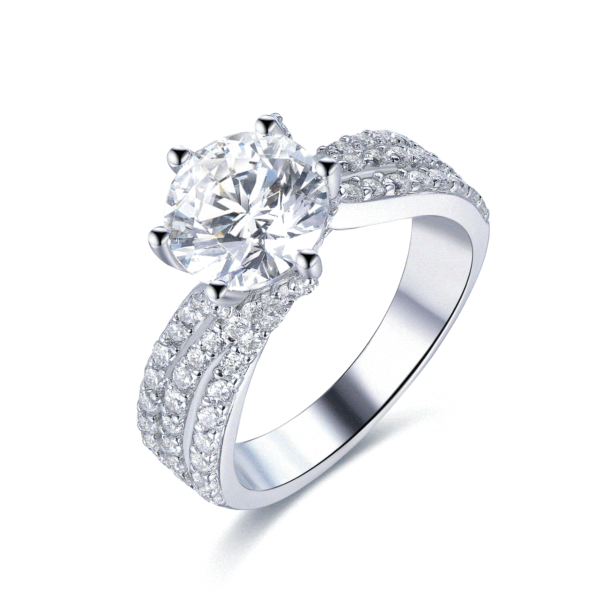 R6772 2 Carat Size Holding You Ring