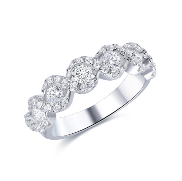R6776 Luxury Waves Ring